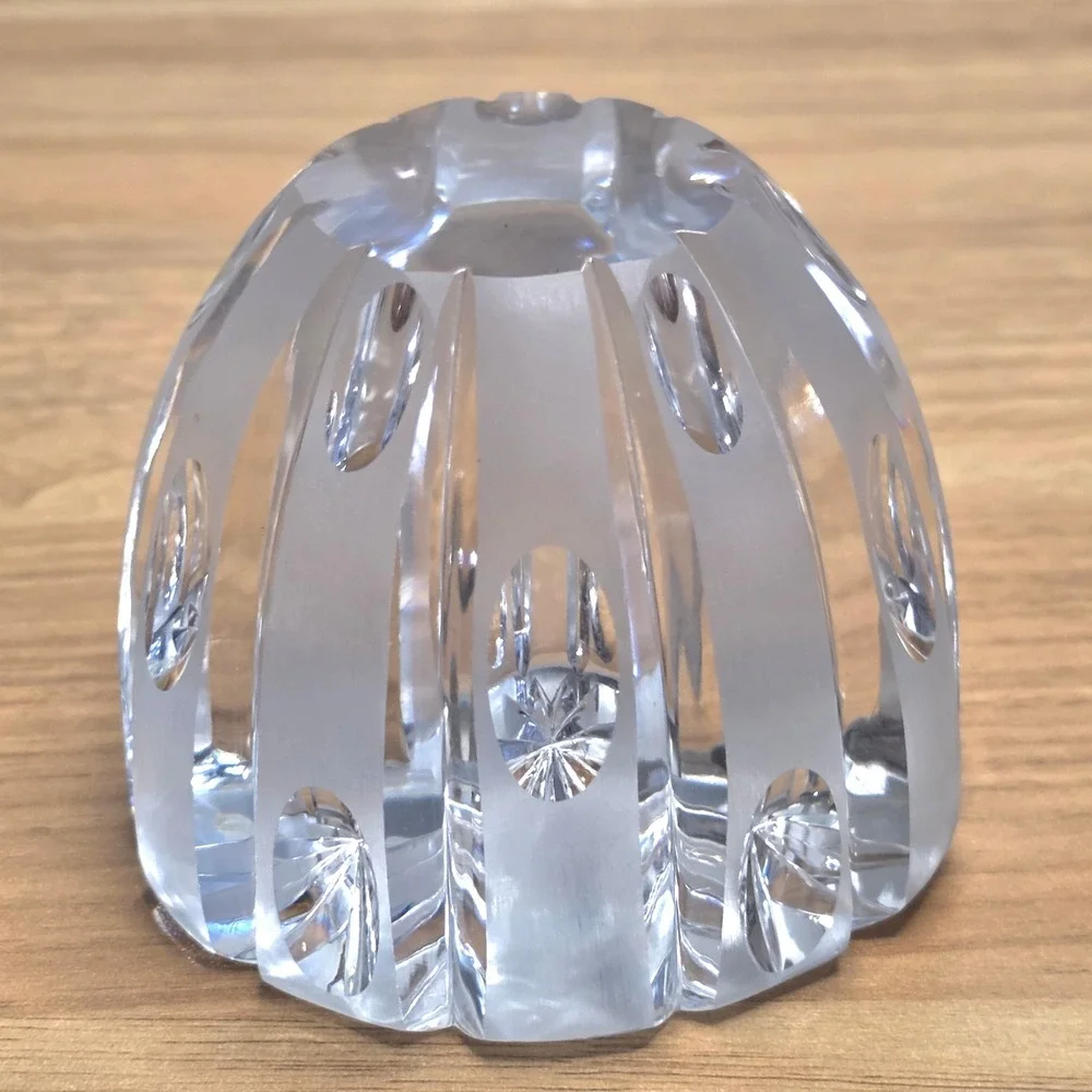 E&R Western Germany Golden‎ Crown Crystal Candy Dish Trinket Dish